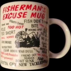 Funny Coffee Cup Fisherman's Excuse Mug