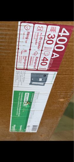 Square D 400 Amp breaker box. New