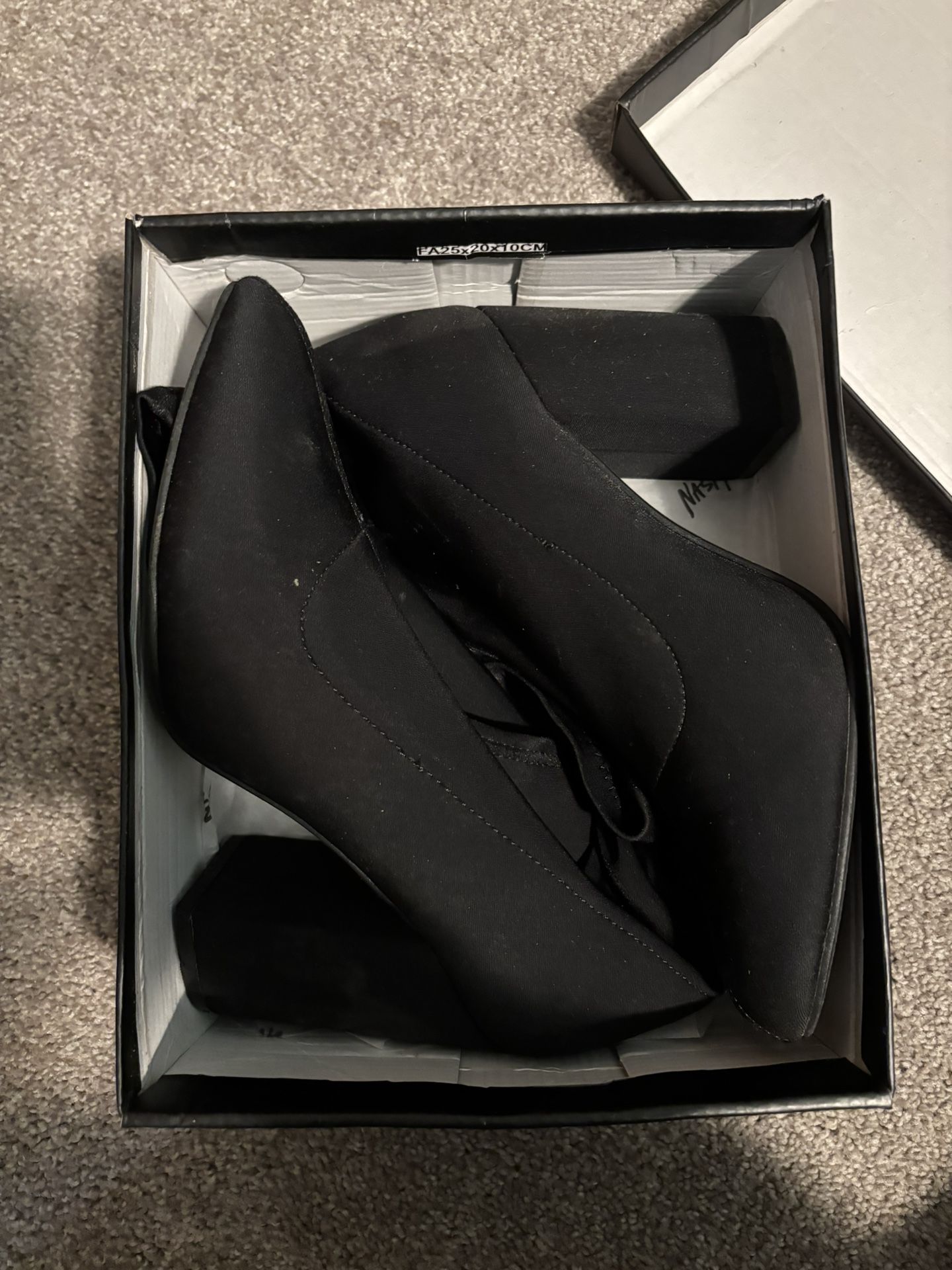 Heeled Black Boots