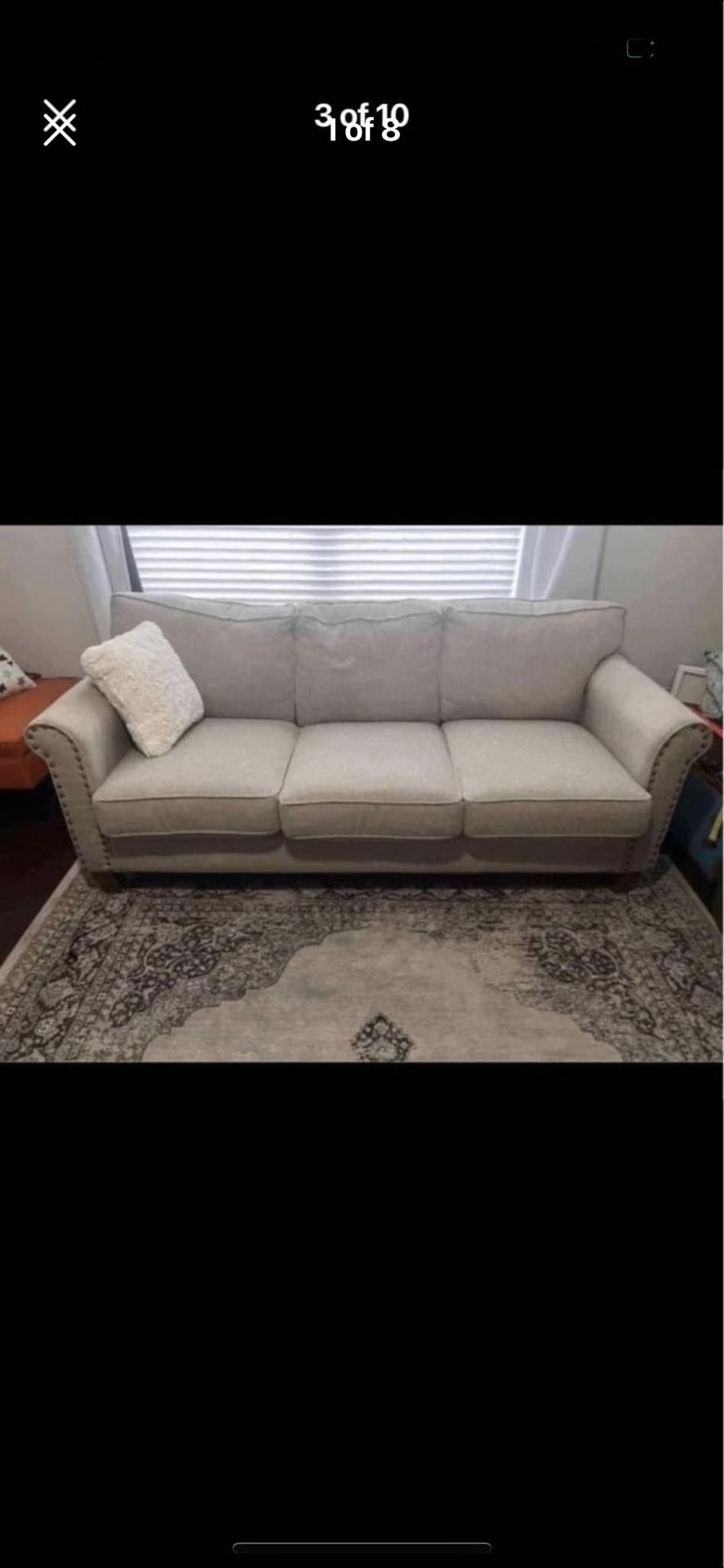 3-seater Comfortable Couch 