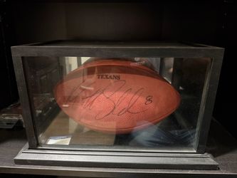 Matt Shaub autographed football