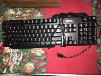 Dell keyboard with smart card reader slot