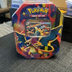 Mega Charizard Ex Tin - Mega Charizard X EX  - Pokemon TCG Sealed