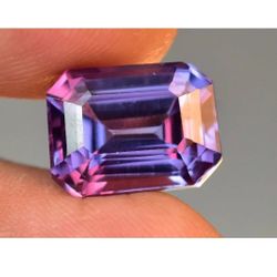 Natural Color Change Alexandrite 9.50 Ct Emerald Certified Flawless Gemstone