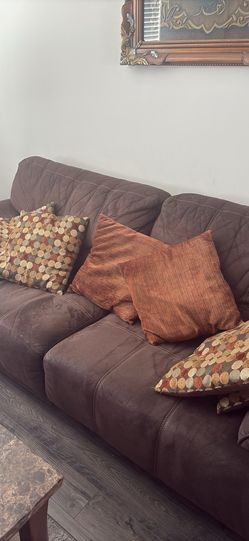 Microfiber living room