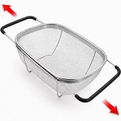 [NEW] Over the Sink Expandable Colander - Large