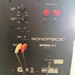 MonoPrice Powered Subwoofer