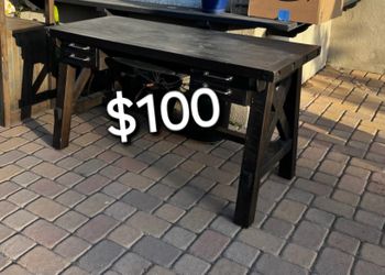 Solid Wood Desk $20