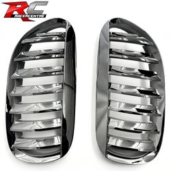 Fits 2004-2009 BMW E63 E64 6-Series Performance Front Bumper Upper Grille Chrome ABS