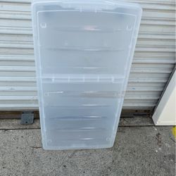 Wheeled Storage Container Under Bed 