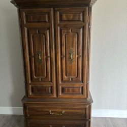 Brown wooden Armoire