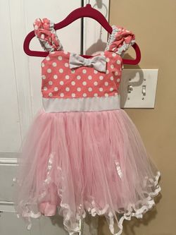 Mini Mouse Dress For Little Girl 18mo - 24mo
