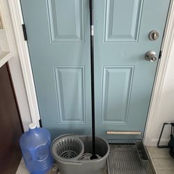 Mop for Cleaning Floor , Water Gallon , and Dish Holder