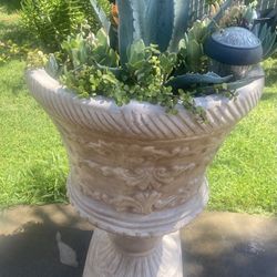 33” Set/2 Pots With Succulents $250 
