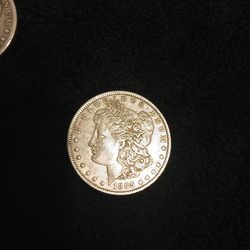 1885 -O morgan silver dollar