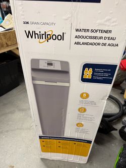 Whirlpool 33000-Grain Water Softener For Hard Water and Iron Reduction