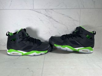 Nike Air Jordan Flight Club 91 Black Green Strike DC7329-003 Size 11 (A1G012280)