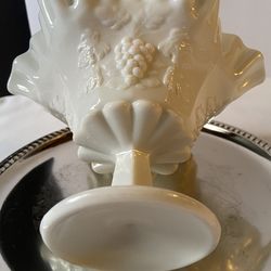 Vintage Westmoreland Milk Glass Compote