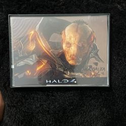 Signed Halo Poster