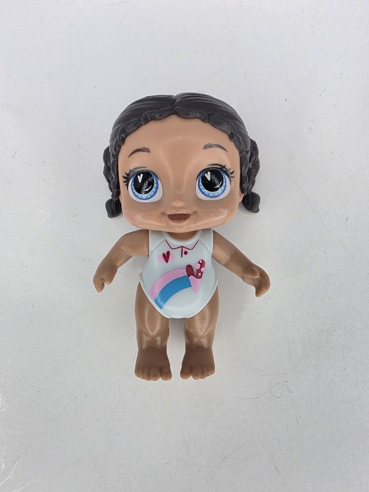 Baby Alive Foodie Cuties 3-Inch Doll Sun Series Brunette Hair & Bathing Suit