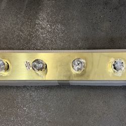 6 Light Brass Bath Vanity Light NIB