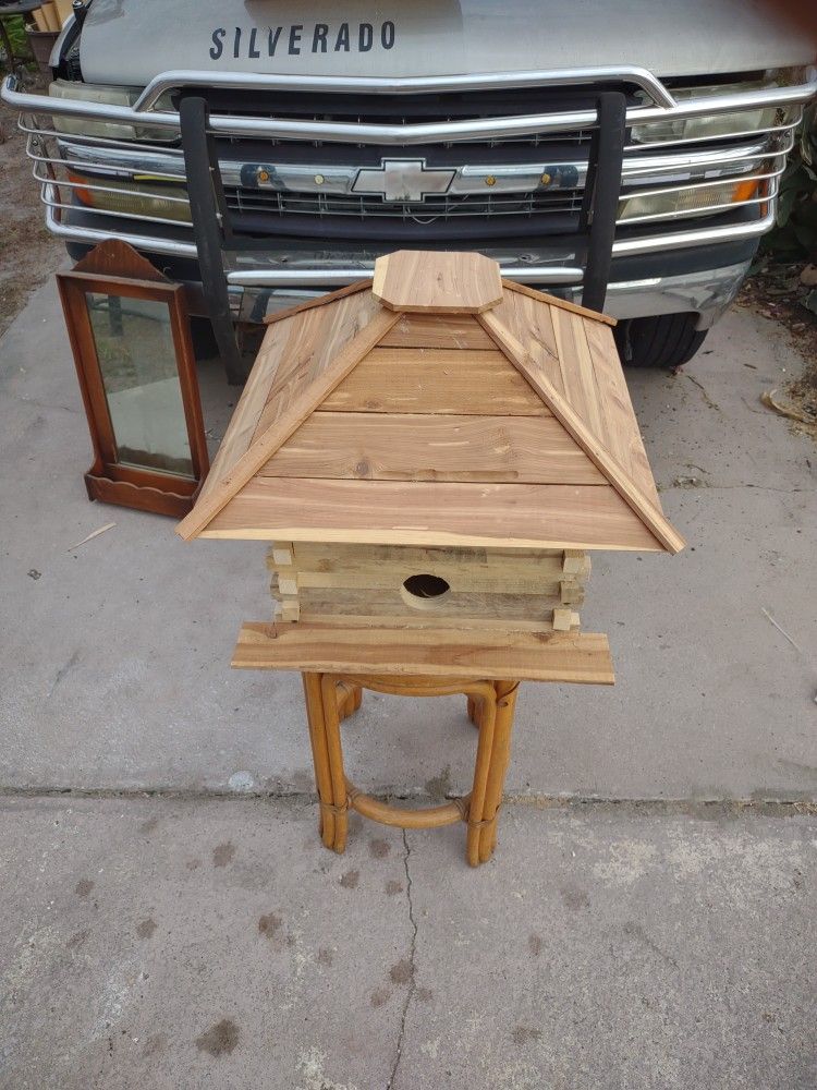 Handmade Cedar Birdhouse