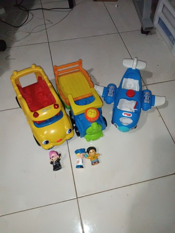 Lot Little People Fisher Price SOUNDS LIGHTS Toys