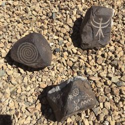 Rock Art Yard Art Petroglyph Landscape Decoration