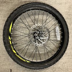 20" Front Bike Wheel - Disc Brake & Rotor Included