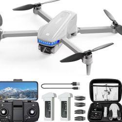 GPS Drones with Camera for Adults 4K, Brushless Motor FPV Drone with Auto Return, Follow Me,Tap Fly & Circle Fly,