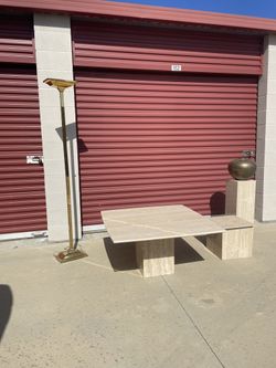 Travertine Marble Coffee Table 