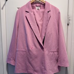 Pink Pant Suit