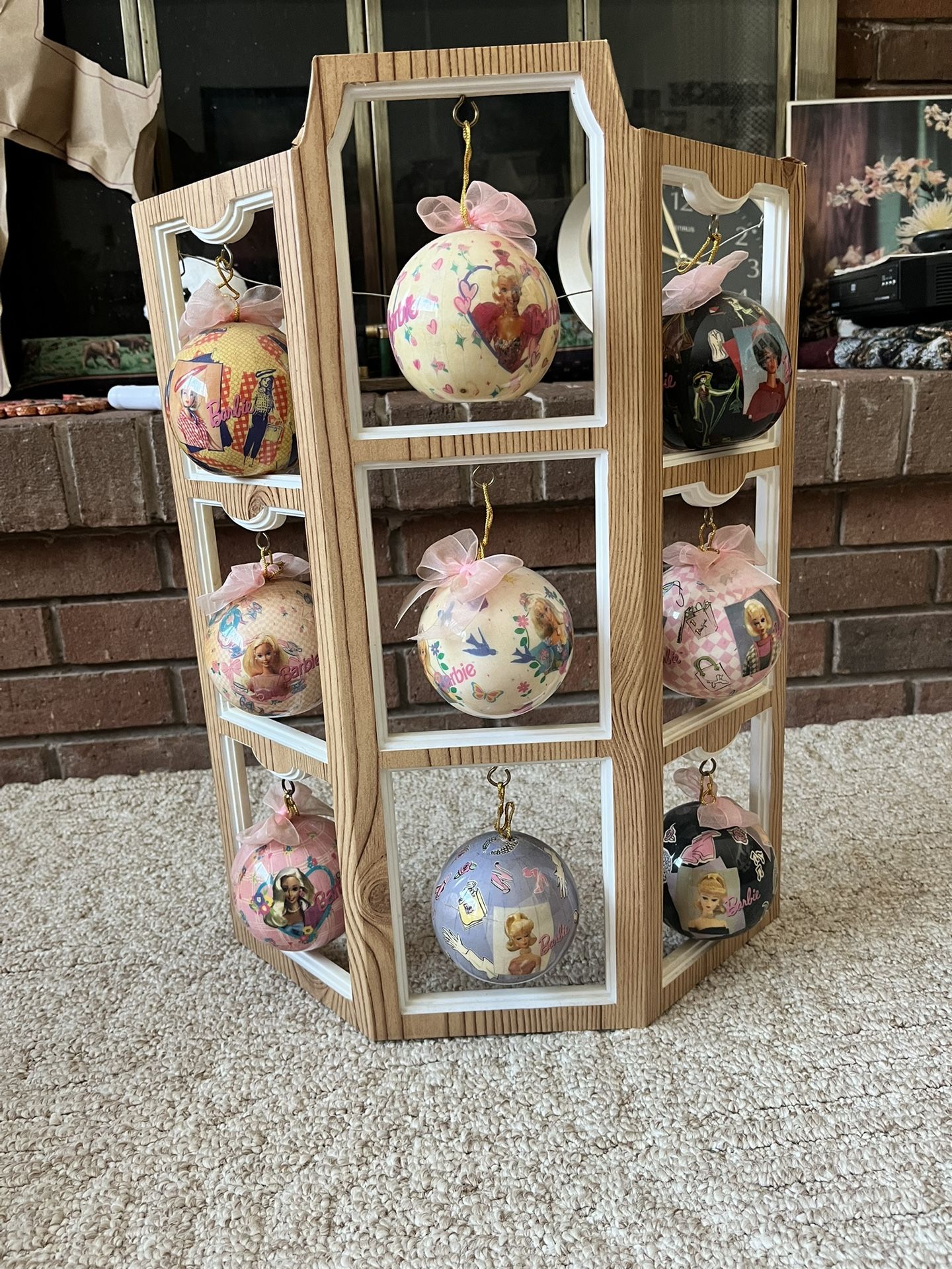 Christmas Barbie Ornaments