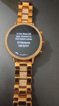 Fossil Q Venture HR Smartwatch Rose Gold