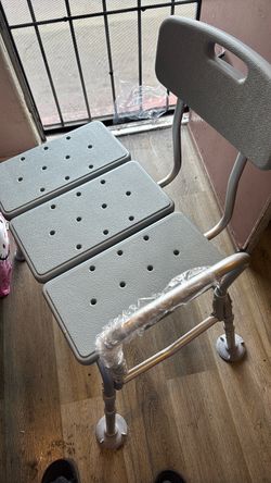 Shower Chair with Back and Armrest