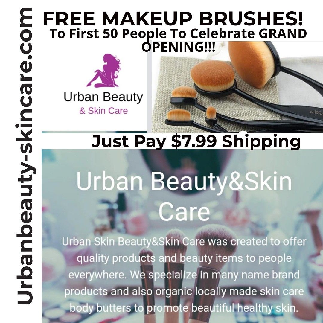 Free makeup brushes