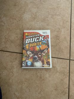 Monster buck hunter and Cars for Nintendo wii