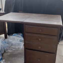 Antique Drop Leaf Desk