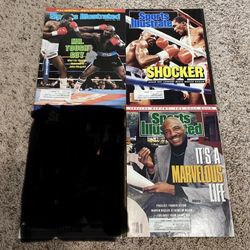 Sports Illustraded Magazine Marvin Hagler lot of three