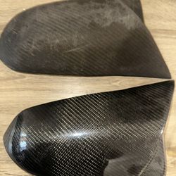 Carbon Fiber Wing And Mirror Caps 