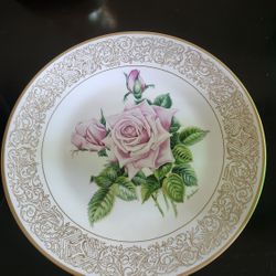 Edward Marshall Boehm Collector Plates- Rose