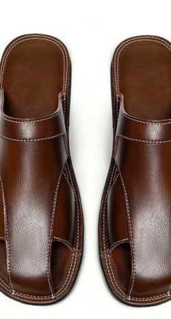 9.5 Men's Leather  Sandals