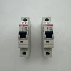 LOT OF 2* ABB Circuit Breakers