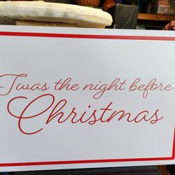 Large Christmas Sign