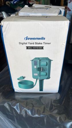 Jewenwils yard stake timer