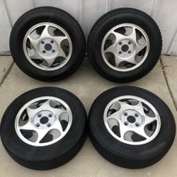 Wheels 13” Honda Civic ’88-‘91 OEM Wheels Rims Tires fits CRX Si DX HF HX EF EG  Set of 4! Rare OEM Genuine Honda Factory Stock Rims *NO CENTER CAPS