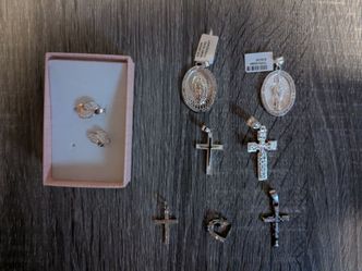 925 silver pendant / earings