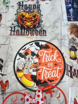 Halloween DTF transfers for sale