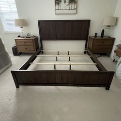 King size bed frame