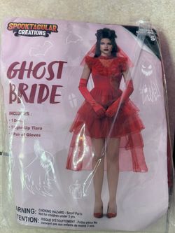 Spooktacular Creations Ghost Bride Halloween Costume Size S